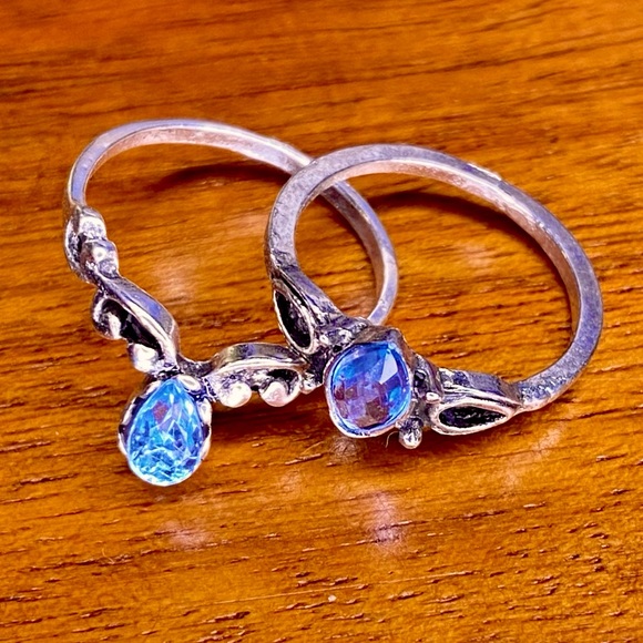 Vintage Jewelry Vintage Dainty Princess Rings Set Poshmark